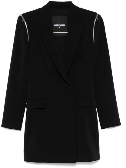 Detachable-Sleeve Mini Dress