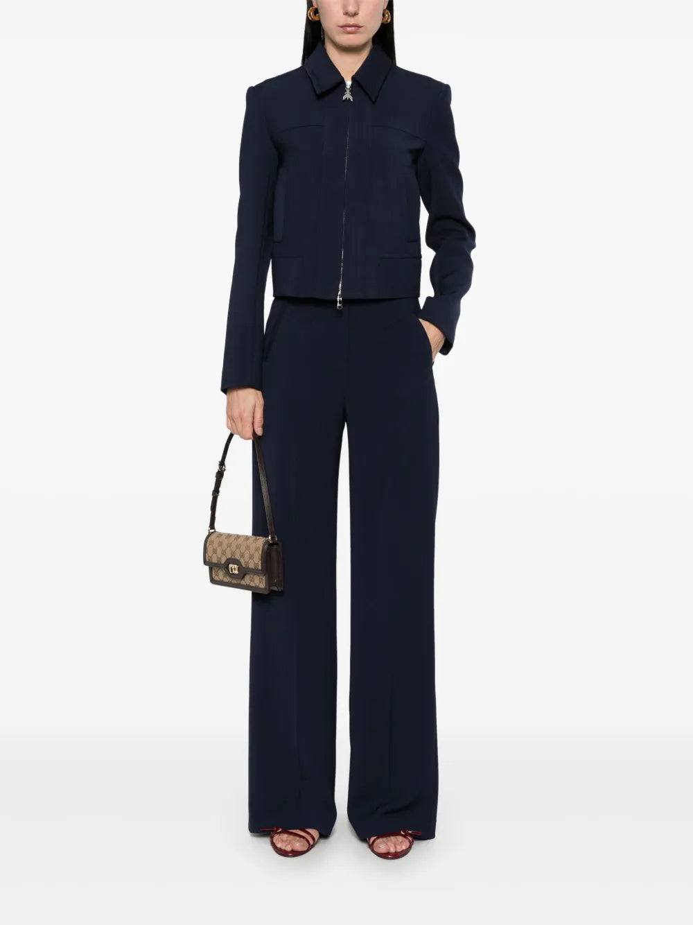 Straight-Leg Trousers