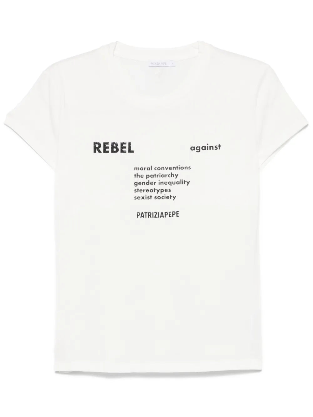 Raised-Text T-Shirt