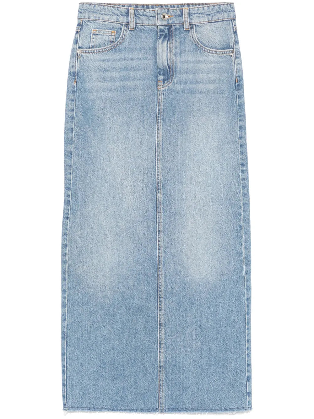 Essential Denim Maxi Skirt