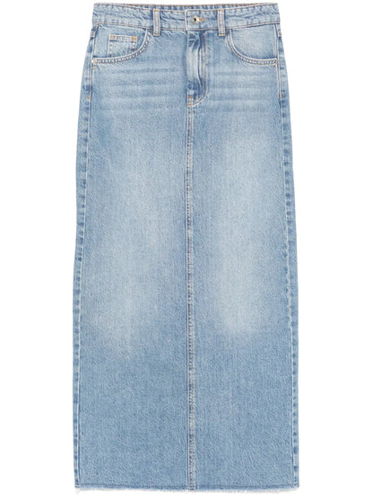 Essential Denim Maxi Skirt