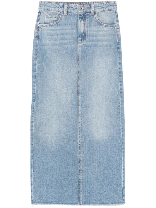 Essential Denim Maxi Skirt