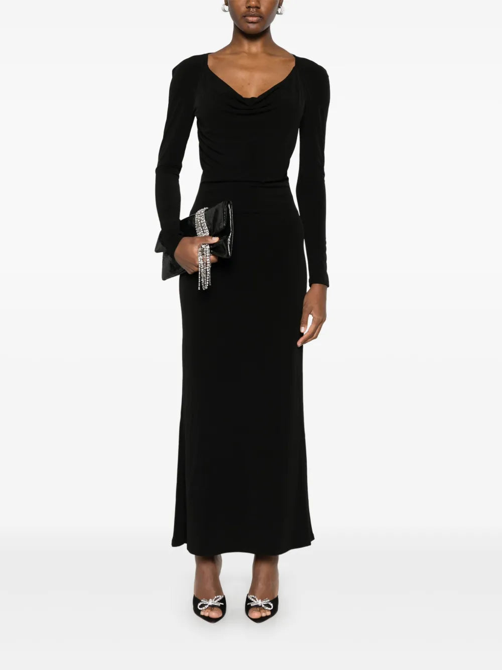 Crepe Maxi Dress
