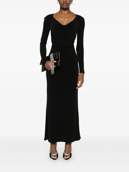Crepe Maxi Dress