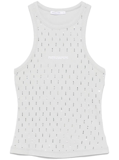 Logo-Embroidered Tank Top