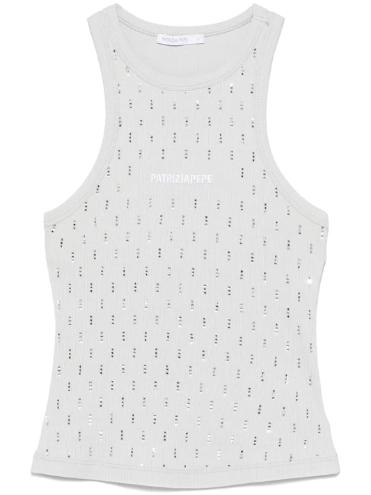Logo-Embroidered Tank Top
