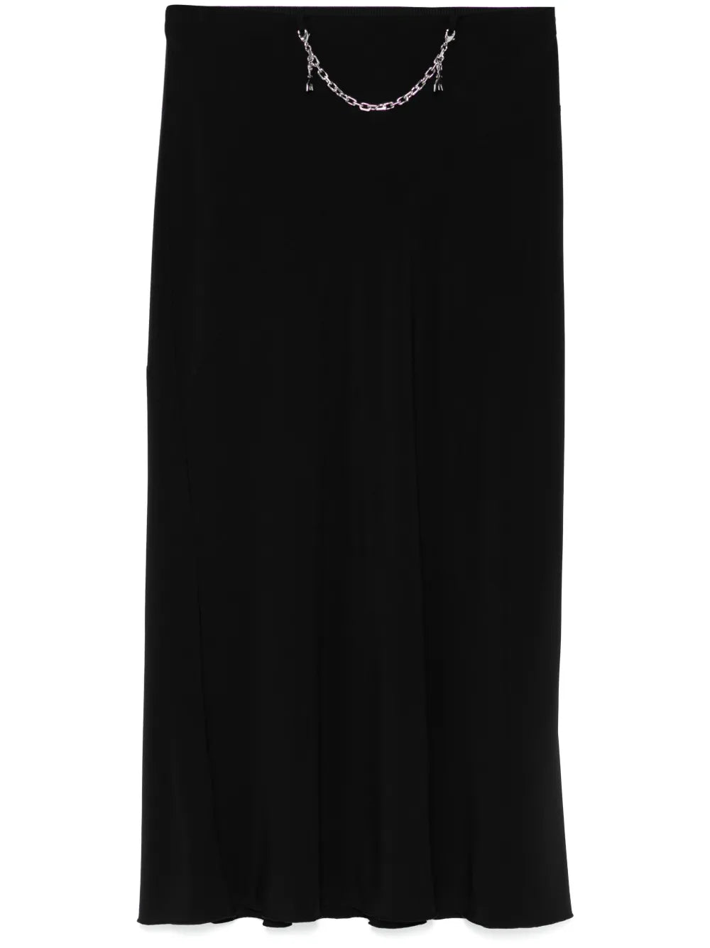 Jewel-Detail Midi Skirt