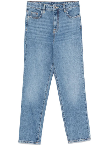Fly-Motif Jeans