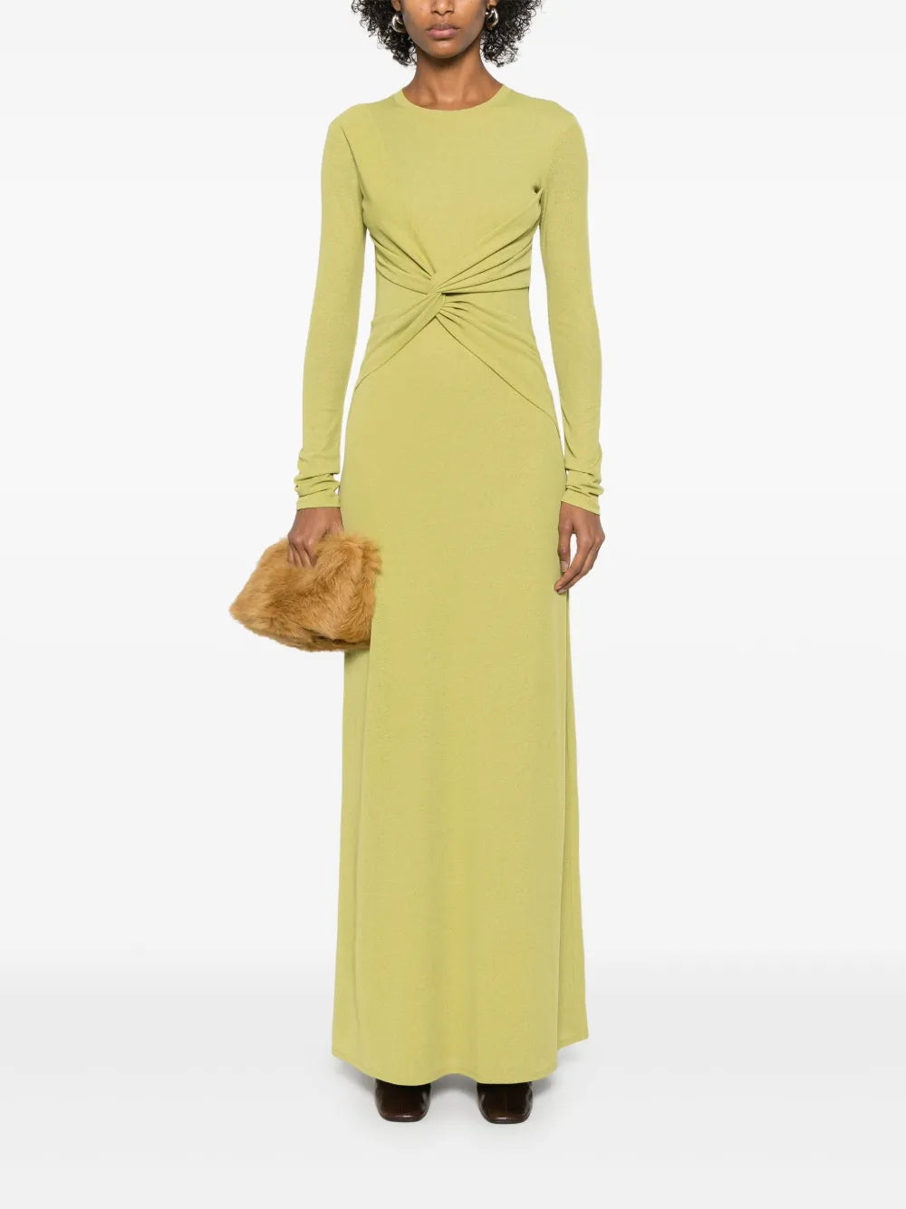 Twist-Detail Maxi Dress
