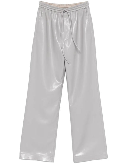 Faux-Leather Trousers