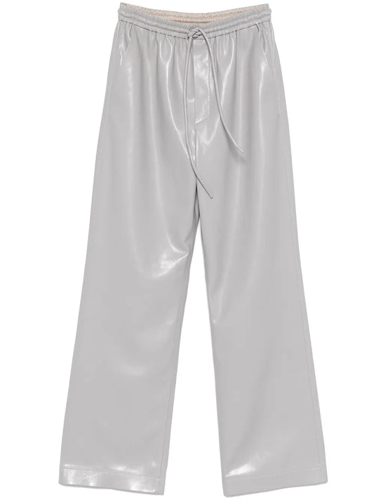 Faux-Leather Trousers