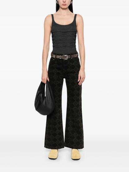 Textured Knitted Bodysuit