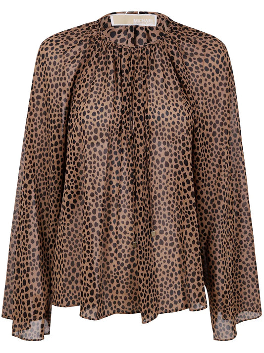 Leopard Print Blouse