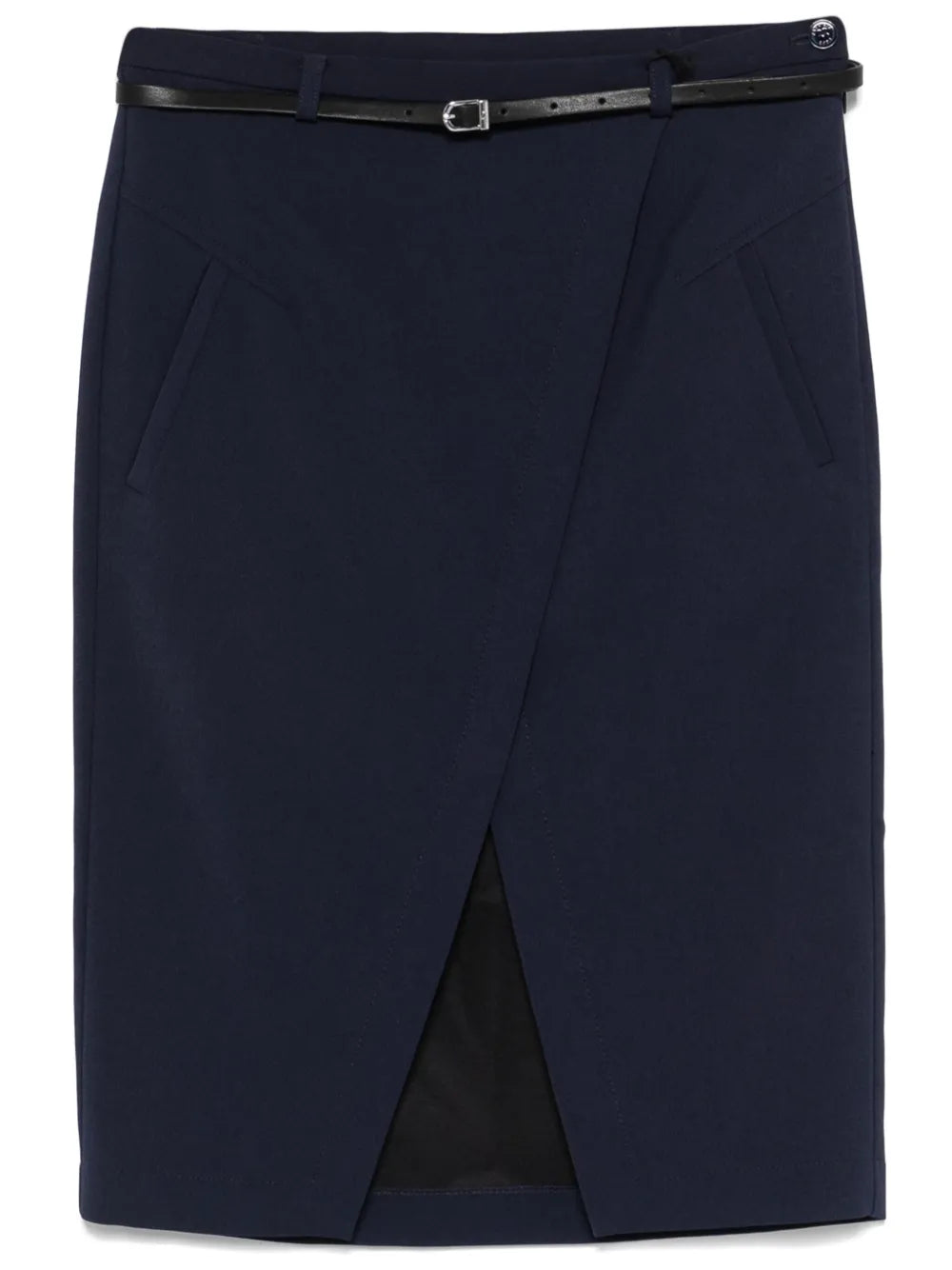 Belted Mini Skirt