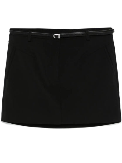 Belted Mini Skirt