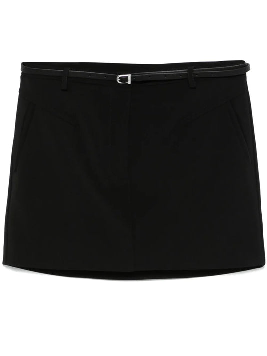 Belted Mini Skirt