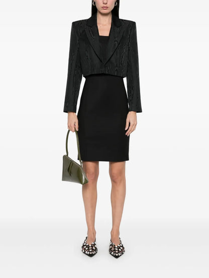 Moire-Effect Blazer