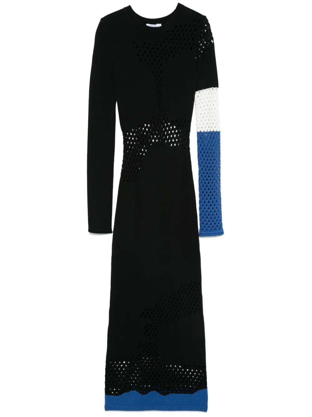 Open-Knit Detailed Midi Dress