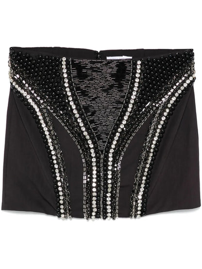 Embellished Mini Skirt