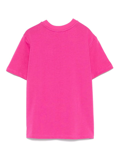 Embossed-Slogan T-Shirt