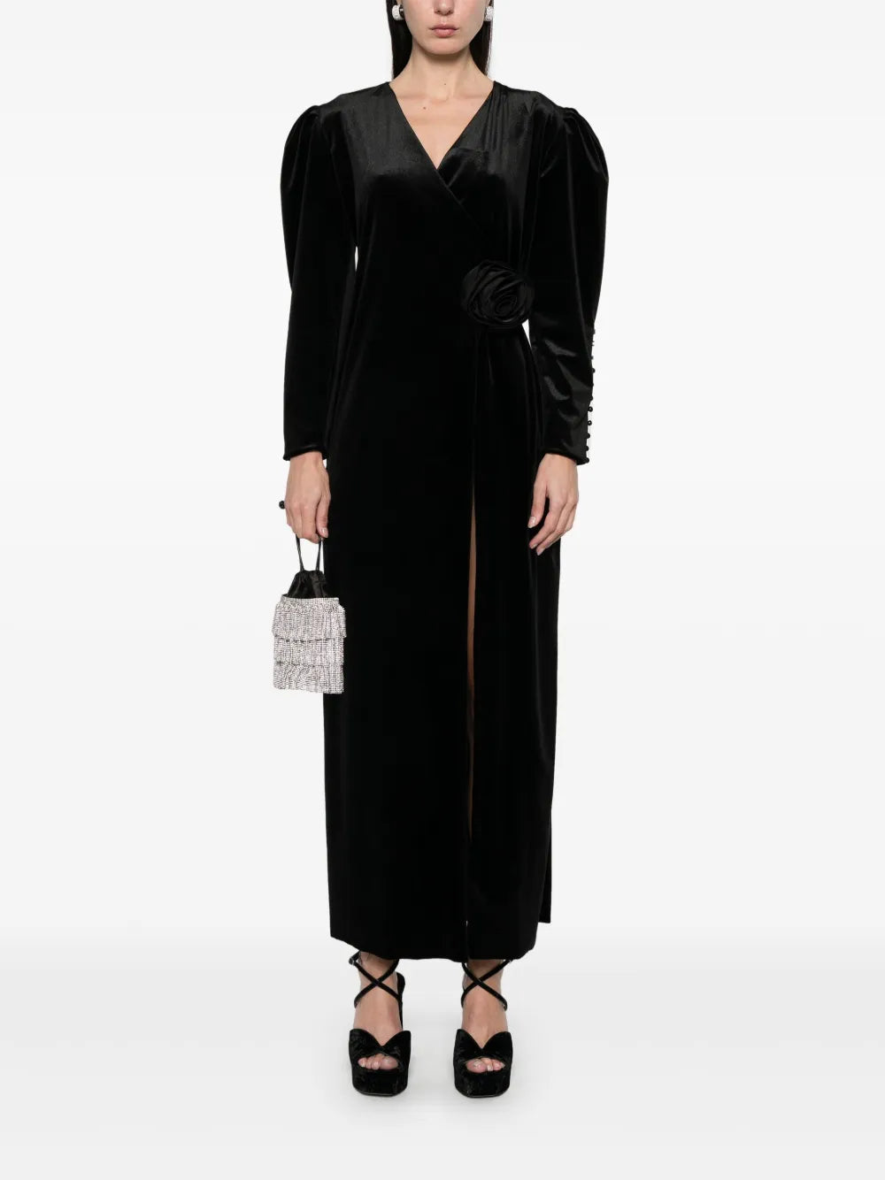 Velour Maxi Dress