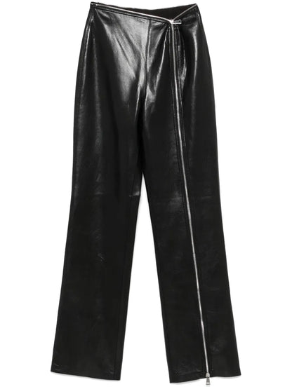Zip-Detail Trousers