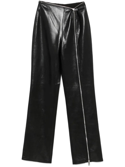Zip-Detail Trousers