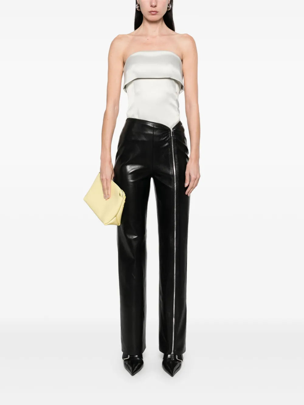 Zip-Detail Trousers
