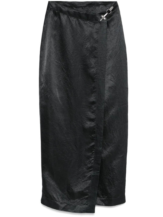 Wrap Midi Skirt