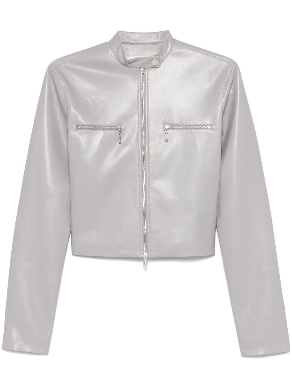 Cropped Zip-Up Jacket