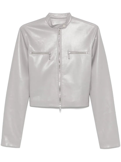Cropped Zip-Up Jacket