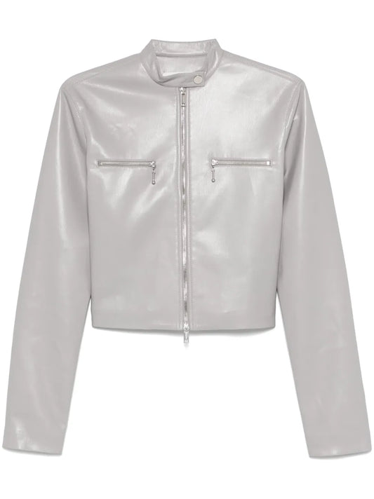 Cropped Zip-Up Jacket