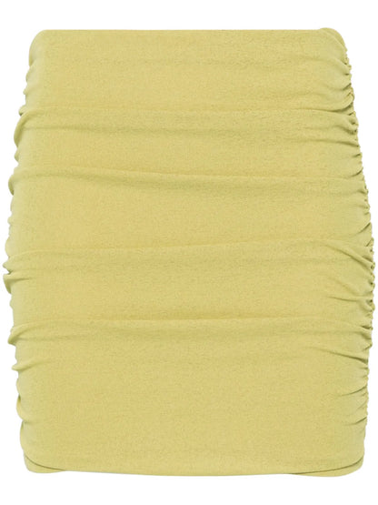 Ruched Mini Skirt
