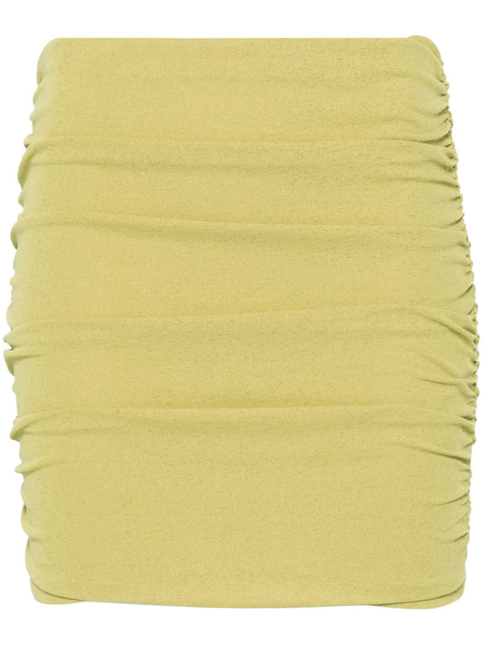 Ruched Mini Skirt
