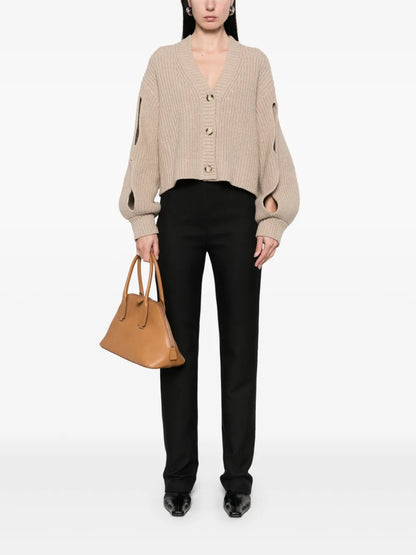 Slim-Cut Tailored Trousers