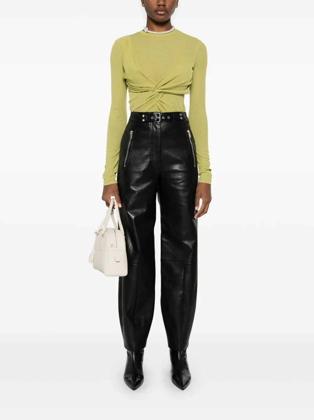 Buckle-Detail Trousers