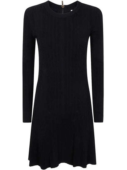 Fine-Ribbed Mini Dress