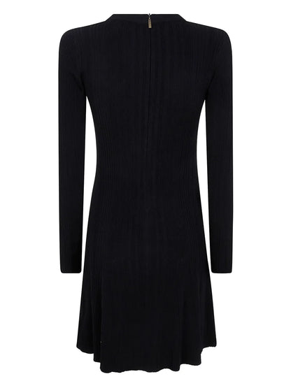 Fine-Ribbed Mini Dress