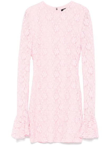 Lace Longsleeved Mini Dress