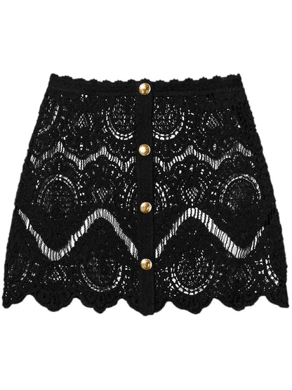 Crochet Mini Skirt
