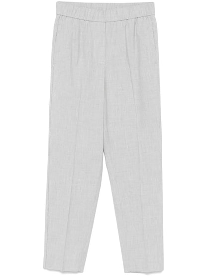 Beaded-Trim Trousers
