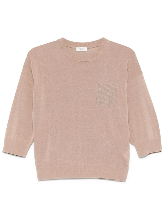 Bead-Detailing Sweater