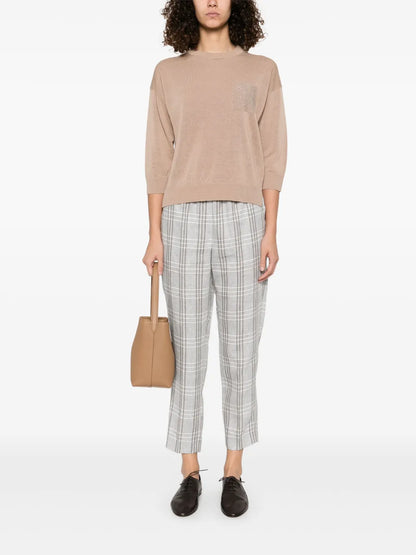 Bead-Detailing Sweater