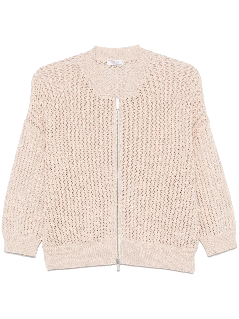 Sequin-Embellished Cardigan