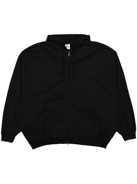 Logo-Embroidered Zip-Up Hoodie