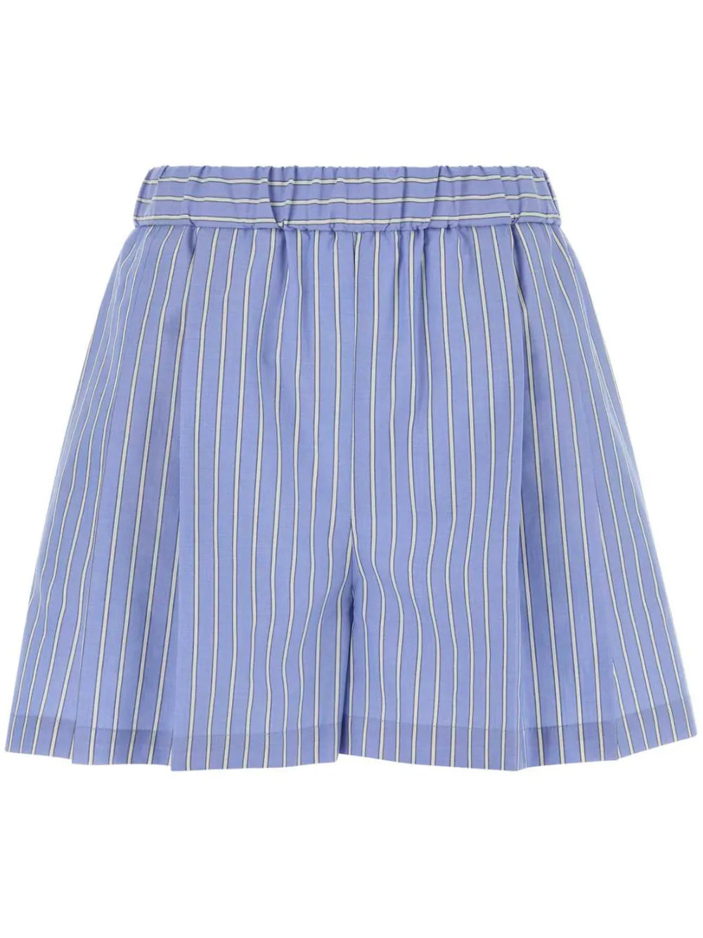 Embroidered Poplin Shorts