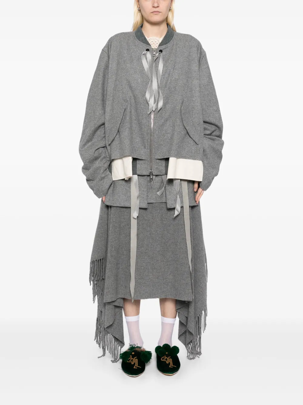 Raw Edge Skirt