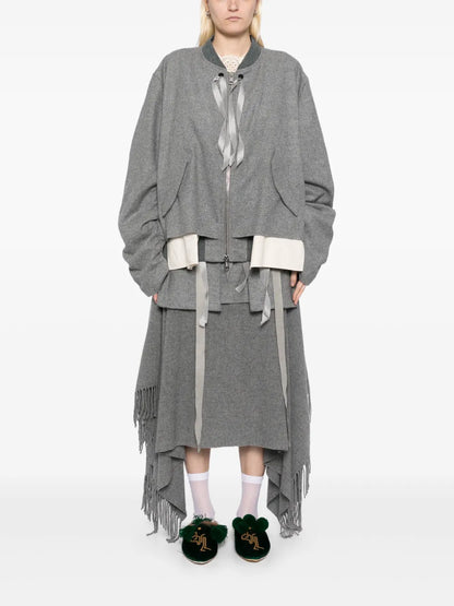 Raw Edge Skirt