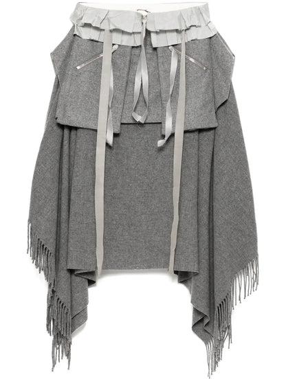 Raw Edge Skirt