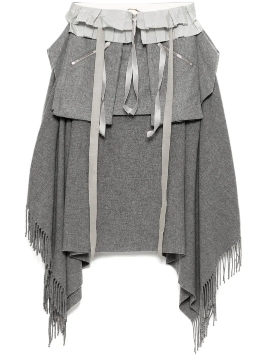 Raw Edge Skirt